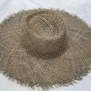 Boho Straw Boater Sun Hat